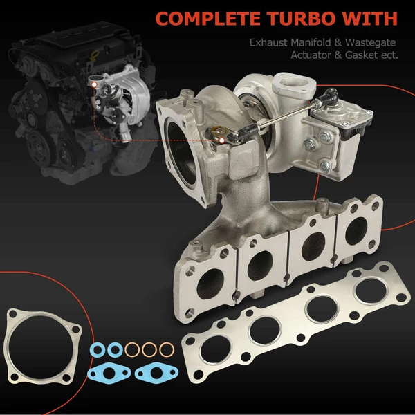Turbocharger, TD04HL6 Model, Theta 2 Engine, A-Premium APTBC146