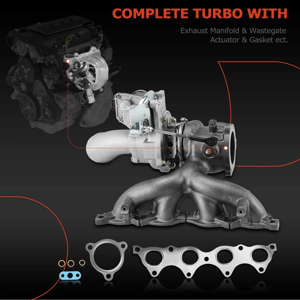 Turbocharger, B01G Model, G4FJ Engine, A-Premium APTBC154