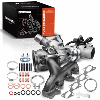 Complete Turbocharger & Installation Kit GT1446V, GT1446MZGL,GT1446V-781504, GT1446SLM Model A14NET Engine A-Premium