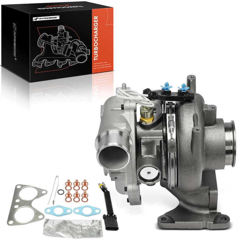 Turbo Turbocharger with Vane Position Sensor Kit for GM Chevy 2004.5-2010 6.6L Duramax