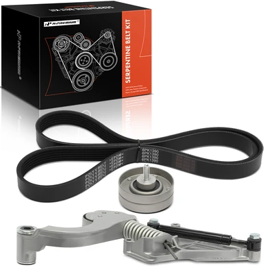 3 Pcs Serpentine Belt Drive Component Kit