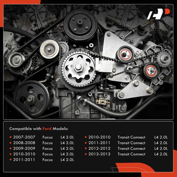 3 Pcs Serpentine Belt Drive Component Kit for Ford Transit Connect 10-13 Focus