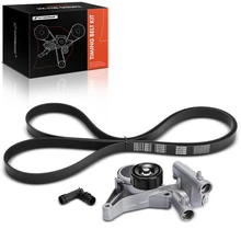 2 Pcs Serpentine Belt Drive Component Kit