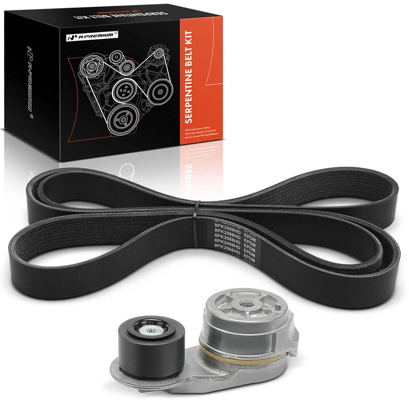 2 Pcs Serpentine Belt Drive Component Kit for 1994 Chevrolet LLV