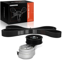 2 Pcs Serpentine Belt Drive Component Kit