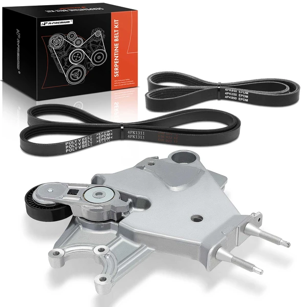 3 Pcs Serpentine Belt Drive Component Kit for 2003-2005 Dodge SX 2.0