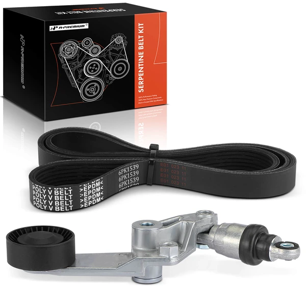 2 Pcs Serpentine Belt Drive Component Kit for Toyota Corolla 1998-2008 Chevrolet