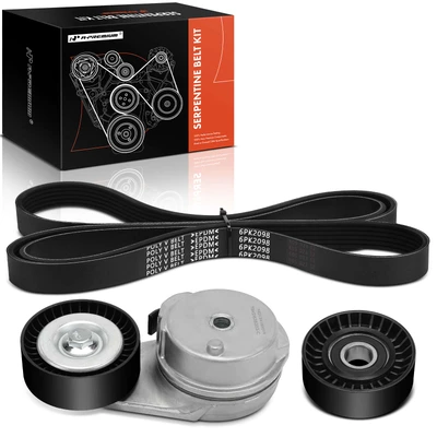 3 Pcs Timing Belt Kit