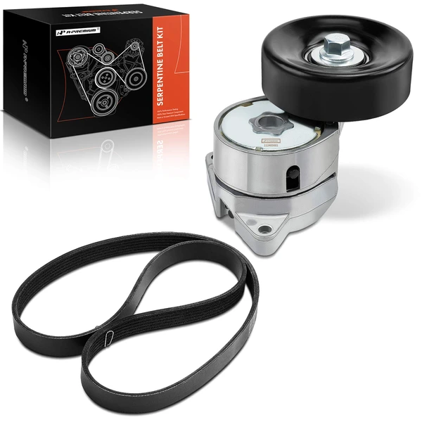 2 Pcs Serpentine Belt Drive Component Kit for 2001-2002 Acura MDX