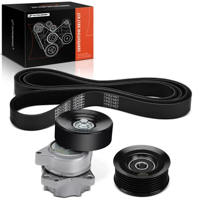 3 Pcs Serpentine Belt Drive Component Kit