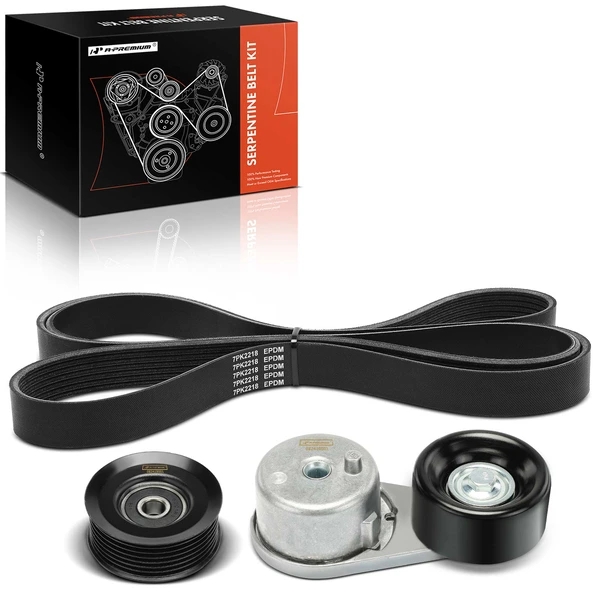 3 Pcs Serpentine Belt Drive Component Kit for 2009-2013 Nissan Xterra