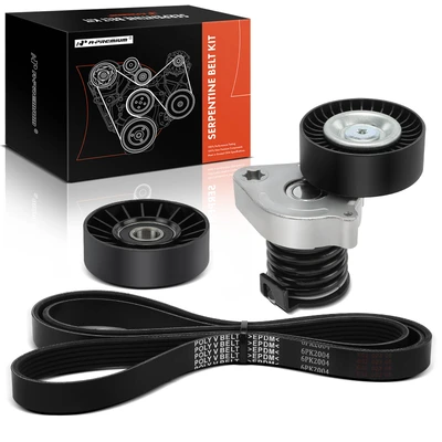 3 Pcs Serpentine Belt Drive Component Kit