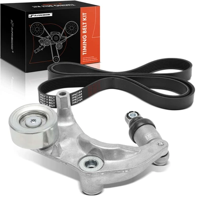 2 Pcs Serpentine Belt Drive Component Kit