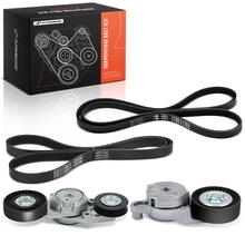 4 Pcs Serpentine Belt Drive Component Kit for 2010-2011 Toyota Camry