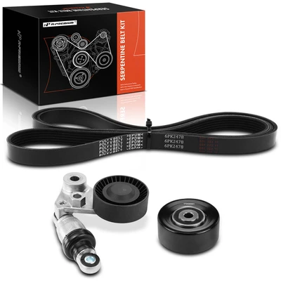 3 Pcs Serpentine Belt Drive Component Kit