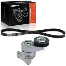 2 Pcs Serpentine Belt Drive Component Kit for 2003-2005 Mazda 6