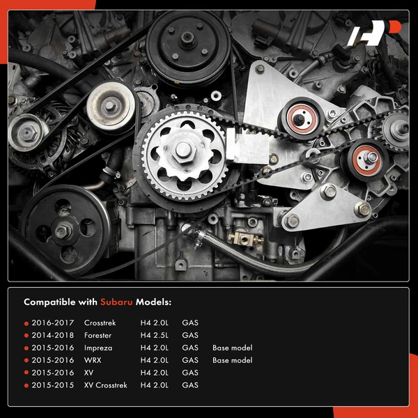 2 Pcs Serpentine Belt Drive Component Kit for Subaru Impreza Forester Crosstrek