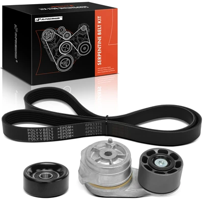 3 Pcs Serpentine Belt Drive Component Kit