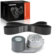 2 Pcs Serpentine Belt Drive Component Kit for 2012 Peterbilt 389