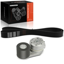 2 Pcs Serpentine Belt Drive Component Kit for 2003 Peterbilt 379
