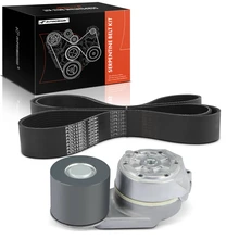 2 Pcs Serpentine Belt Drive Component Kit for 2011-2016 Freightliner Coronado