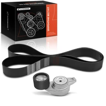 2 Pcs Serpentine Belt Drive Component Kit