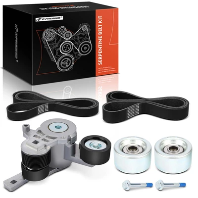 5 Pcs Serpentine Belt Drive Component Kit