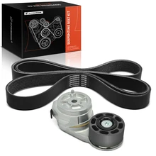 2 Pcs Serpentine Belt Drive Component Kit for 2011-2019 Freightliner M2 106