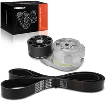 2 Pcs Serpentine Belt Drive Component Kit for 2011-2013 2015 Ford F-750