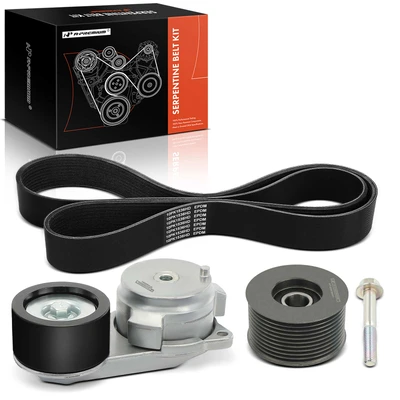 3 Pcs Fan & Water Pump Serpentine Belt Drive Component Kit