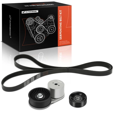 3 Pcs Serpentine Belt Drive Component Kit