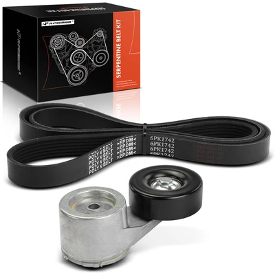 2 Pcs Serpentine Belt Kit