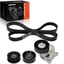 4 Pcs Serpentine Belt Drive Component Kit