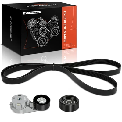3 Pcs Serpentine Belt Drive Component Kit