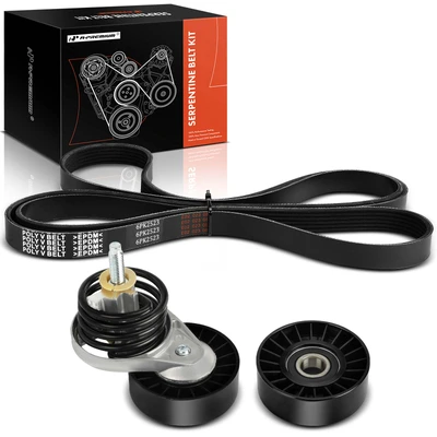 3 Pcs Serpentine Belt Drive Component Kit
