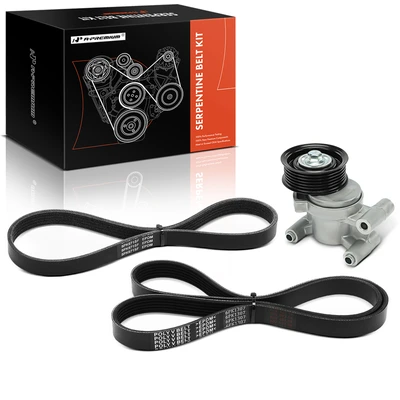 3 Pcs Serpentine Belt Drive Component Kit