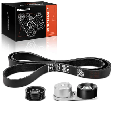 3 Pcs Serpentine Belt Kit
