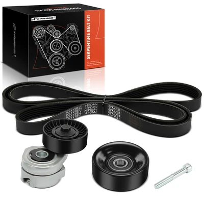 3 Pcs Serpentine Belt Drive Component Kit