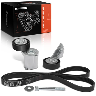 3 Pcs Serpentine Belt Drive Component Kit