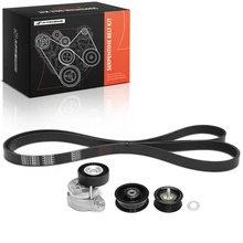 4 Pcs Serpentine Belt Drive Component Kit for 2008-2009 Mercedes-Benz C300