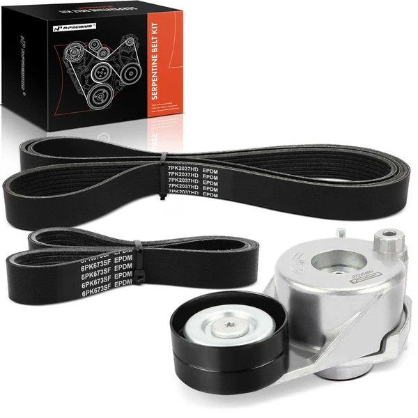 3 Pcs Serpentine Belt Drive Component Kit for Dodge Sprinter 2500 3500 V6 3.0L