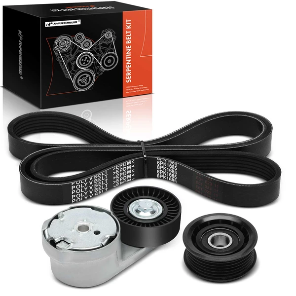 3 Pcs Serpentine Belt Drive Component Kit for 2022 Jeep Grand Cherokee WK