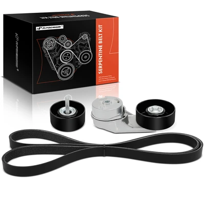 3 Pcs Serpentine Belt Drive Component Kit