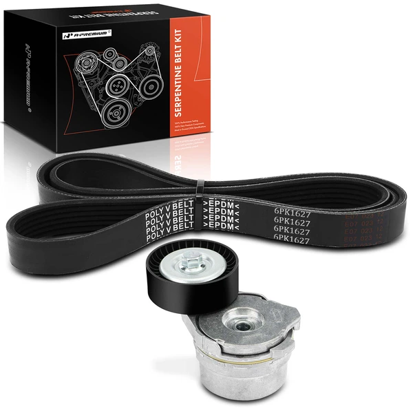 2 Pcs Serpentine Belt Drive Component Kit for Ford F-150 2014-2023 V8 5.0L