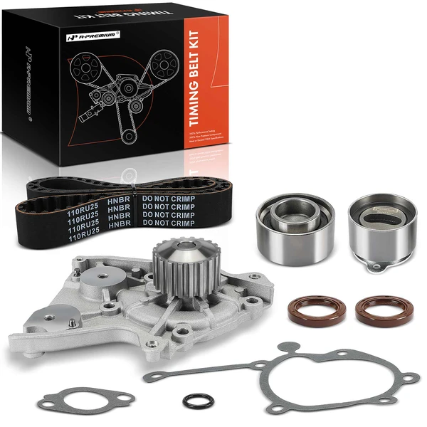 6 Pcs Timing Belt Kit & Water Pump for 1988-1992 Mazda MX-6