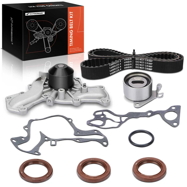 7 Pcs Timing Belt Kit with Water Pump for 1997-1999 Mitsubishi 3000GT
