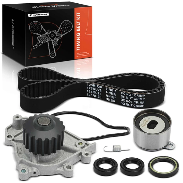 7 Pcs Timing Belt Kit with Water Pump for 1990-1995 Acura Integra