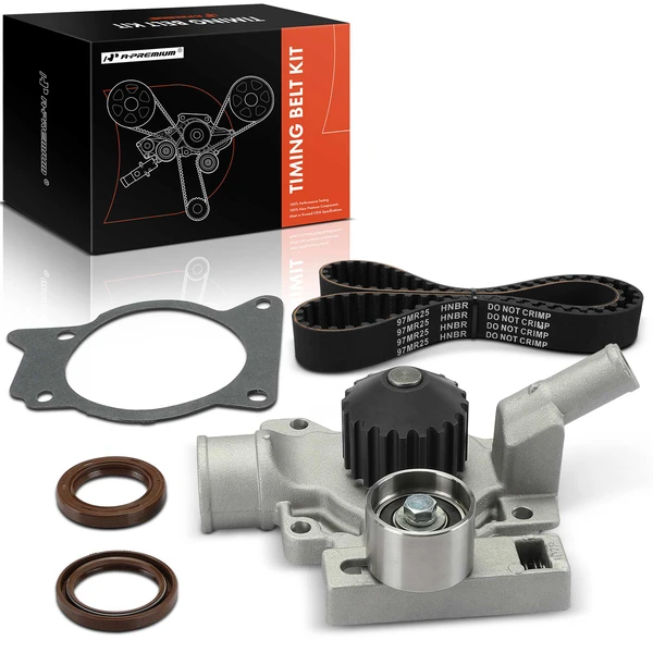 4 Pcs Timing Belt Kit & Water Pump for 1991-1996 Mercury Tracer