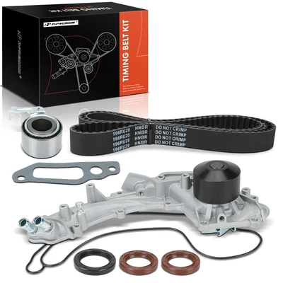 6 Pcs Timing Belt Kit & Water Pump with Gasket