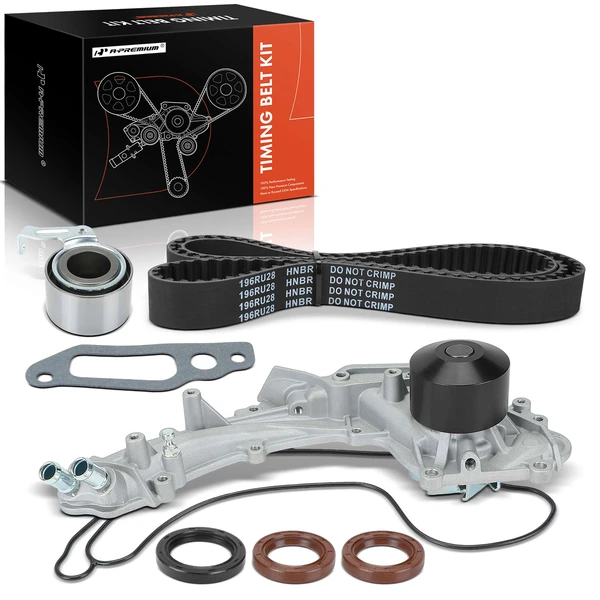 6 Pcs Timing Belt Kit & Water Pump with Gasket for Acura Legend 1991-1995 V6 3.2L